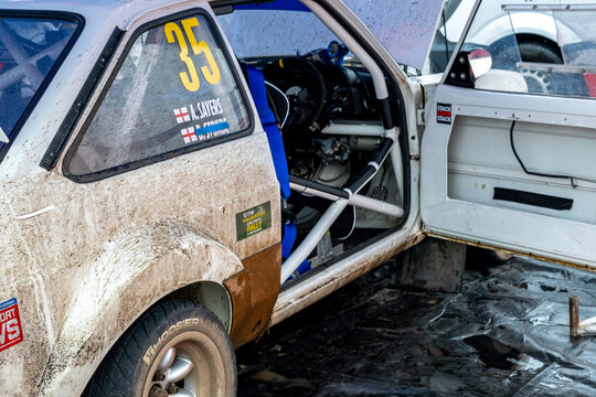 Norwich, Norfolk, UK - February 7 2026. Mark 2 Ford Escort. A classic and very desirable hot hatch first available in the 1970s. 