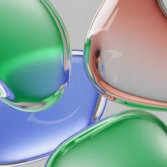 A mesmerizing abstract art piece featuring vibrant swirling colors and fluid shapes