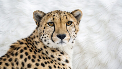 Cheetah looking back with curiosity in a natural setting at a wildlife sanctuary during daylight hours