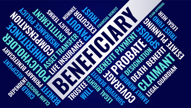 Beneficiary Word Cloud Design, Beneficiary Word Cloud Art