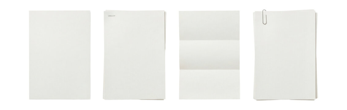 Travel itinerary printout blank set.