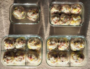 아시아 음식 주먹밥, 식사