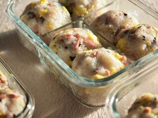 아시아 음식 주먹밥, 식사