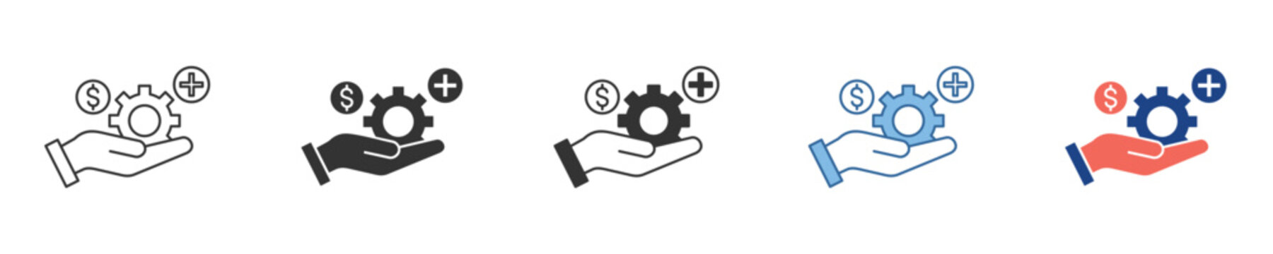 Hand Holding Gear Icon Symbolizing Enhanced Technical Service, System Management, and Personalized Support Solutions