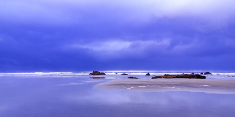Beach of Los Quebrantos, Cantabrian Sea, San Juan de la Arena, Soto del Barco, Principado de Asturias, Spain, Europe