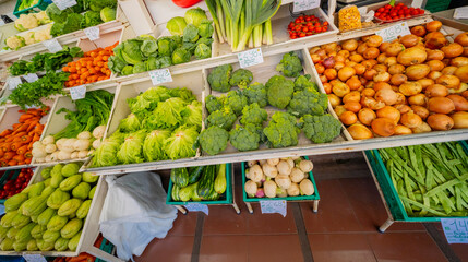 Farmers Market, Mercado dos Lavradores, Funchal, Madeira, Portugal