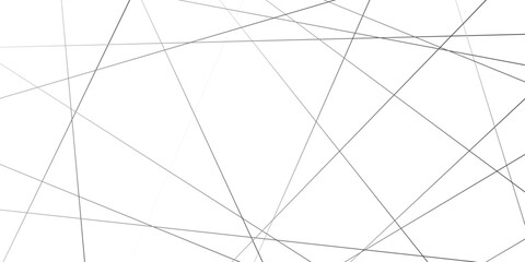 Luxury banner black geometric lines overlap design. Golden Seamless random chaotic lines on transparent background.