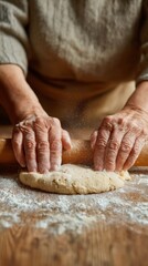 Baking homemade bread kitchen cooking process cozy environment close-up view culinary delight