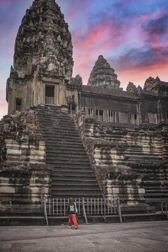 Detalles del templo Principal del Angkor Wat