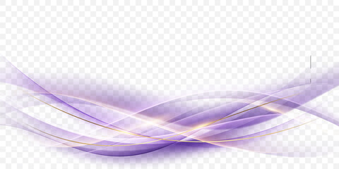 Obraz premium Abstract purple wave background with luxurious elements. Vector illustration.