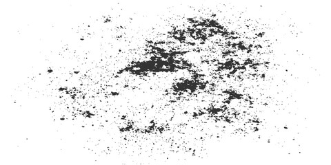 Abstract grunge background featuring dark black ink splat and liquid paint splatter texture with an artistic spray pattern design