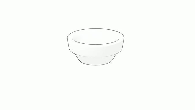 Bathroom Sink Line Art Illustration