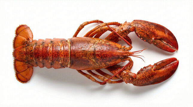 lobster isolated on white background 