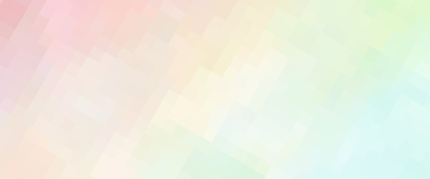 Light Pink, Yellow vector triangle mosaic template. Geometric illustration in Origami style with gradient.  Triangular pattern for your design.