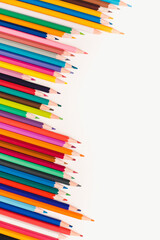 Fototapeta premium color pencils background
