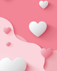 Minimalist Valentine's Day background