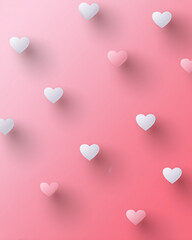 Minimalist Valentine's Day background