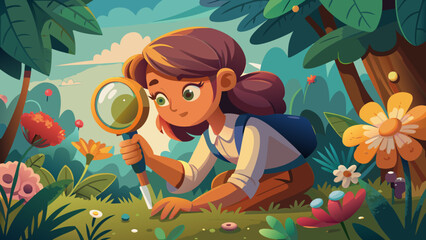 little girl with a bouquet