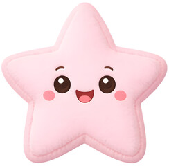 Pink Star Plush Toy Photo PNG Transparent Background