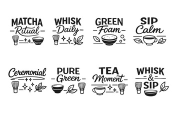 Obraz premium Matcha rituals and tea moments – whisk, sip, enjoy ceremonial green foam