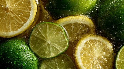 Fresh Citruses in Water / 水に浮かぶ新鮮な柑橘類