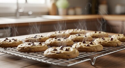Freshly Baked Chocolate Chip Cookies
