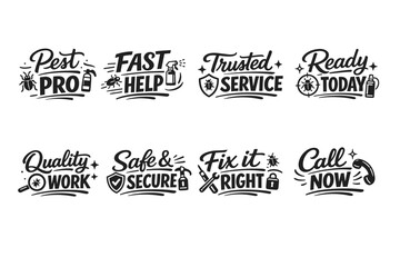 Fototapeta premium Pest control: fast help, trusted service, ready today for quality work