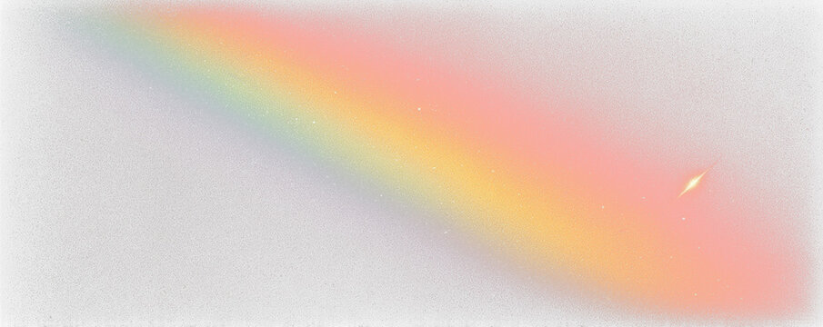 Iridescent rainbow haze overlays shimmer across holographic gradients. Prism sparkles scatter magical highlights. Perfect for dreamy, abstract, and retro visuals.