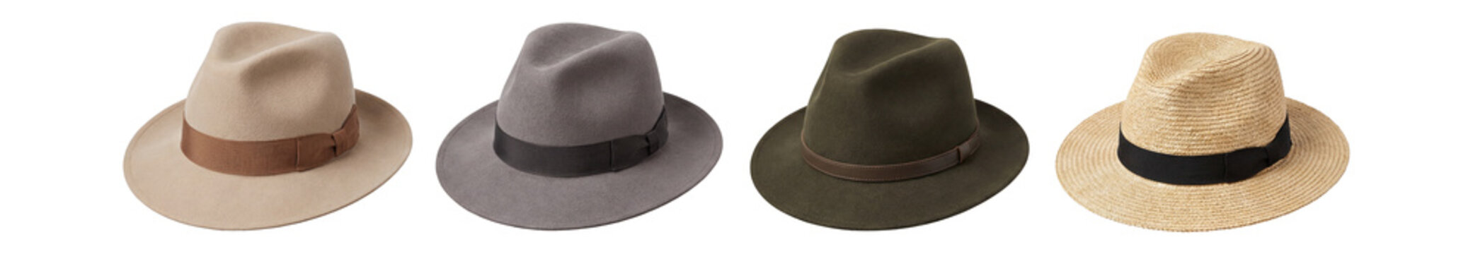 Fedora hat set.