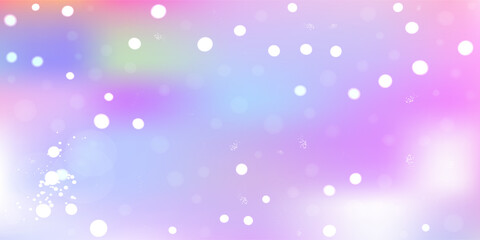 Dreamy pink pastel background with unicorn magic sparkles, stars, and glitter creating enchanting fantasy atmosphere perfect for princess designs and fairytale projects. Vector illustration. © Narin