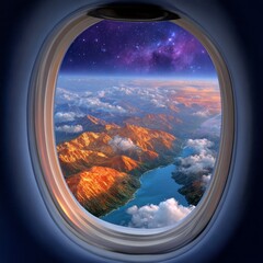 Earth in the illuminator. Generative AI