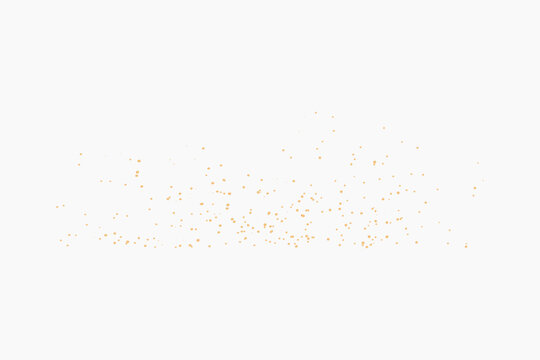 Gold flakes, effect element vector