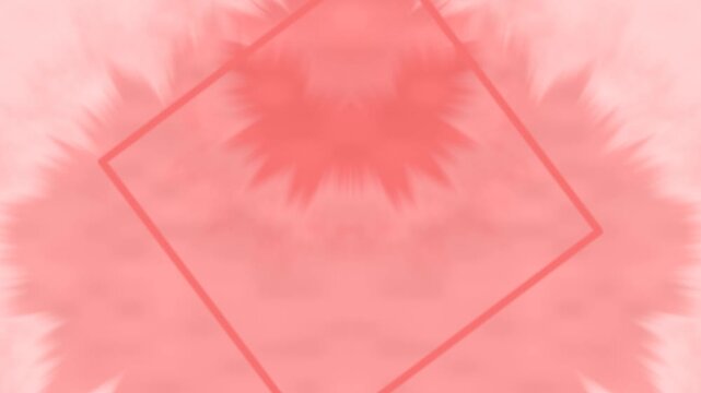 Abstract Red Diamond Shape With Soft Focus Bloom Background