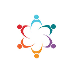 global community logo icon vector illustration