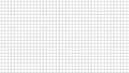 Minimal black dashed grid lines pattern on transparent background for graph paper, abstract geometric square line templates. © Ink2Link