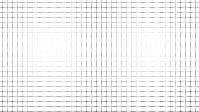 Minimal black dashed grid lines pattern on transparent background for graph paper, abstract geometric square line templates.