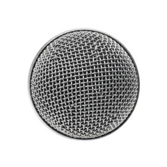 Metallic Microphone Head with Mesh Grille