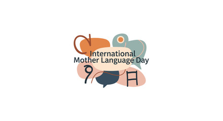 People celebrate International Mother Language Day with diverse speech bubbles