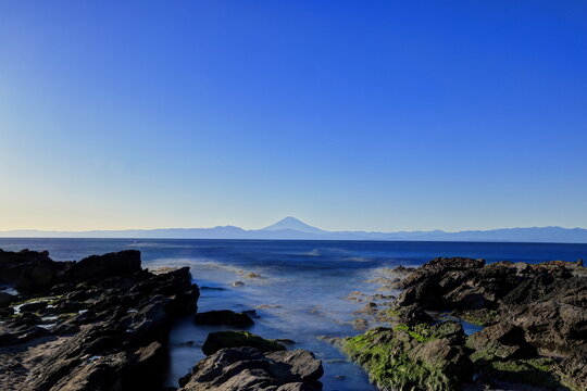 城ヶ島からの富士山