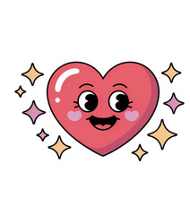 funny cartoon heart