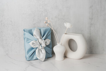 미니멀 한국 명절 설날 추석 선물 보자기 정물 배경화면