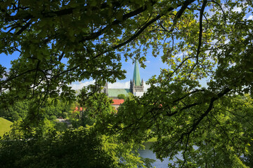 The cathedral Nidarosdomen, Trondheim