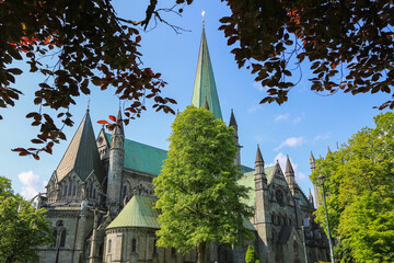 The cathedral Nidarosdomen, Trondheim