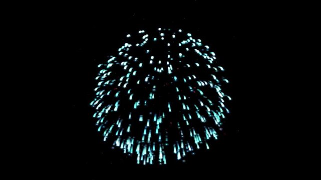 Fuochi d'artificio in 3 diverse colorazioni