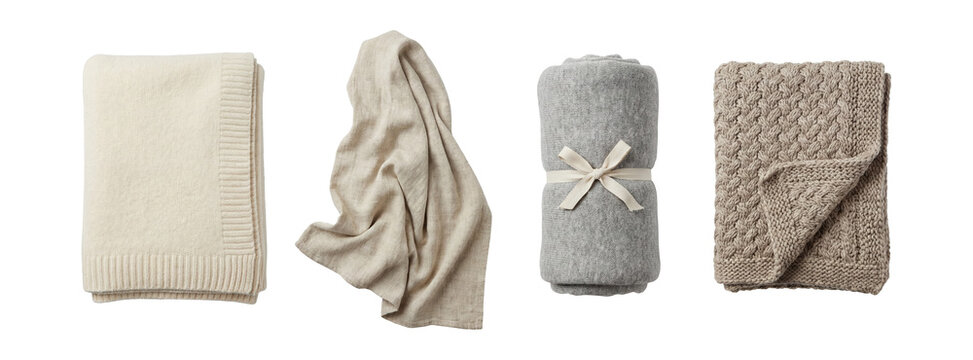 Throw blanket set.