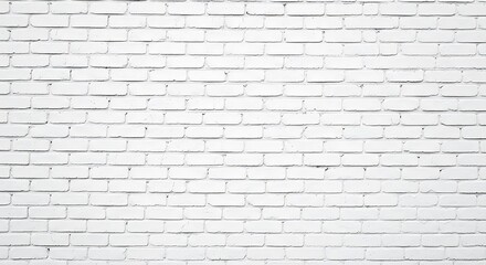Fototapeta premium Plain White Brick Wall Texture Background.