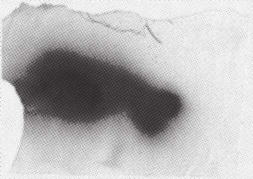 Recurso de fondo con texturas de semitono de color, en tonos grises oscuros, recurso de dise&ntilde;o de textura de papel manchado rasgado. En formato rectangular alargado con espacio para texto o imagen