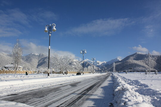 Beautiful winter landscape