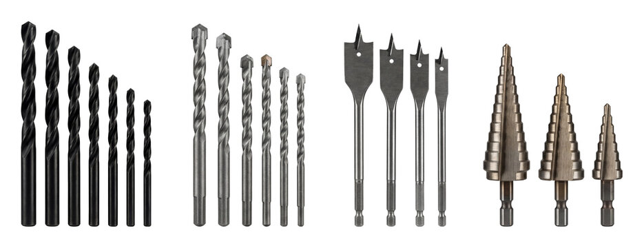 Drill bits set.