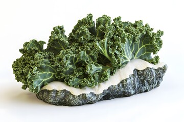 Fresh Kale Leaf Stack for Cooking